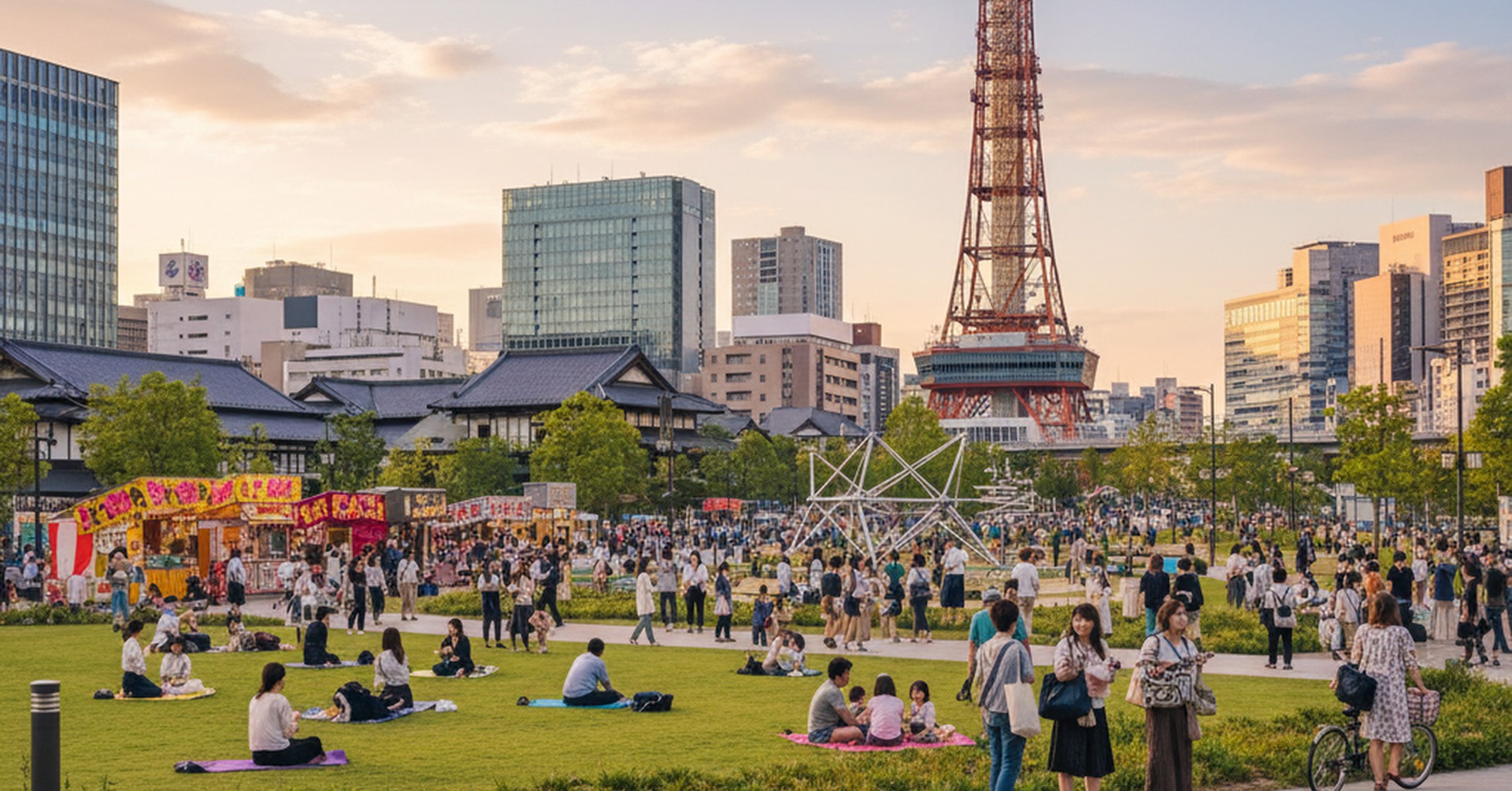 久屋大通公園とテレビ塔、新しい楽しみ方