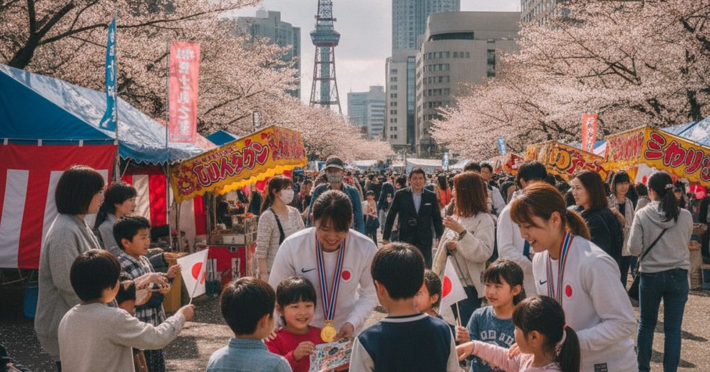 メダリストと交流！久屋大通公園でアジア大会イベント開催