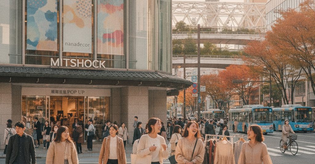 栄三越にnanadecor期間限定POP UP、モードなリラックスウェア登場