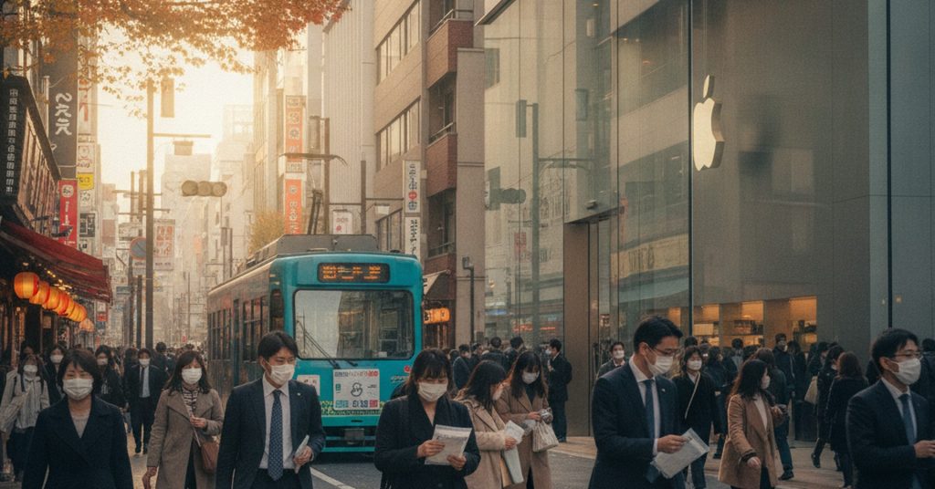 Apple Store 栄・福岡、営業再開。マスク配布も確認
