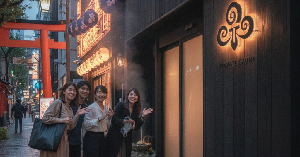 栄に個室サウナ「TENET」オープン、プライベート空間でリフレッシュ