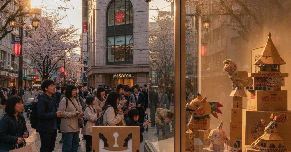空箱がアートに！名古屋栄三越で「はるきる作品展」開催